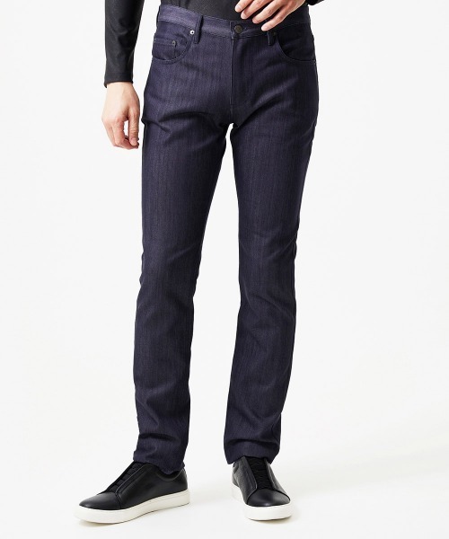 MICHEL KLEIN HOMME   （ミッシェルクランオム）の「【撥水】プレビアシャンブレー5ポケットパンツ（その他パンツ・メンズ・ブラック/ネイビー・MEDIUM/LARGE/X-LARGE）」の15枚目の写真