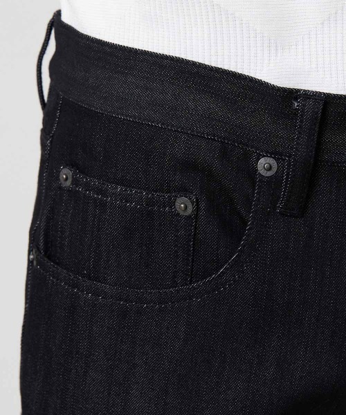 MICHEL KLEIN HOMME   （ミッシェルクランオム）の「【撥水】プレビアシャンブレー5ポケットパンツ（その他パンツ・メンズ・ブラック/ネイビー・MEDIUM/LARGE/X-LARGE）」の6枚目の写真