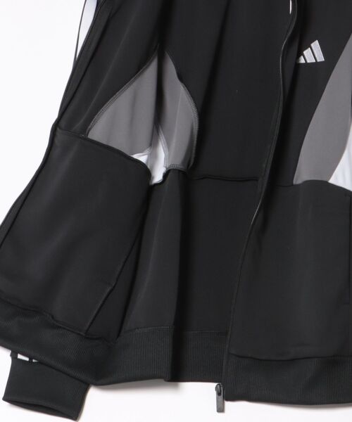 adidas（アディダス）の「《adidas》WTEAMﾄﾗｯｸT（ジャージ・レディース・ダークネイビー/ブラック・L/M/S/XL）」の4枚目の写真