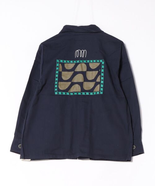 MARKEY'S(マーキーズ)の「ヘリンボンツイル刺繍プリントジャケット/おとな(カバーオール・レディース・ライトピンク/ネイビー・160cm)」の18枚目の写真