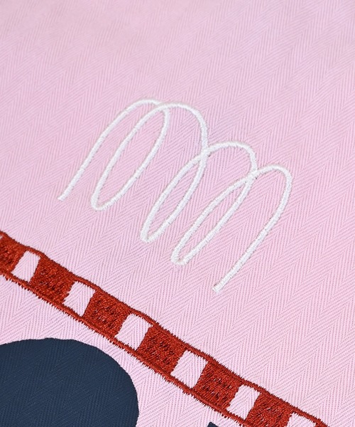 MARKEY'S(マーキーズ)の「ヘリンボンツイル刺繍プリントジャケット/おとな(カバーオール・レディース・ライトピンク/ネイビー・160cm)」の11枚目の写真