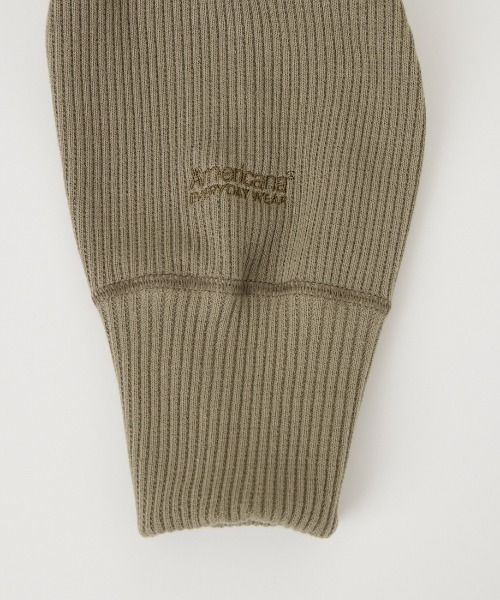 AMERICANA（アメリカーナ）の「[Americana/アメリカーナ] ヴィンテージリブ クロップド ジップカーディガン（カーディガン/ボレロ・レディース・グレイッシュベージュ/ベージュ・ONE SIZE）」の11枚目の写真