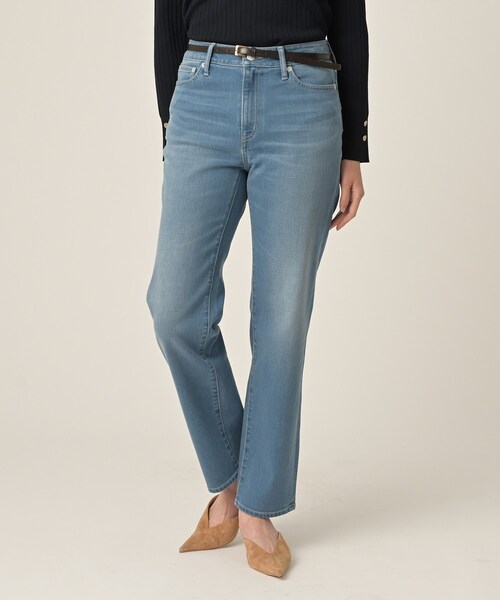 UNTITLED（アンタイトル）の「【新作デニム/快適に美シルエット見せ】MAKE×DENIMスリムストレート（デニムパンツ・レディース・ブルー/ブルー系その他・00/01/02/03/04/42/44/46/48/50）」の8枚目の写真