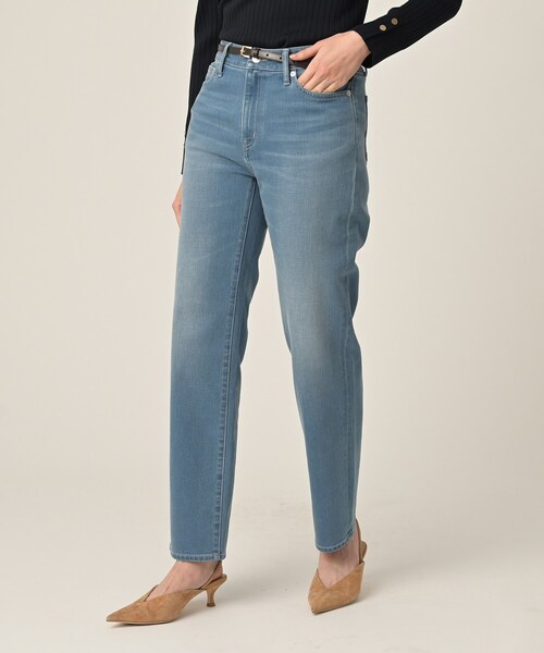 UNTITLED（アンタイトル）の「【新作デニム/快適に美シルエット見せ】MAKE×DENIMスリムストレート（デニムパンツ・レディース・ブルー/ブルー系その他・00/01/02/03/04/42/44/46/48/50）」の9枚目の写真