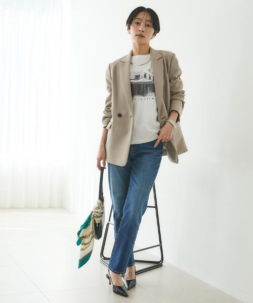 UNTITLED（アンタイトル）の「【新作デニム/快適に美シルエット見せ】MAKE×DENIMスリムストレート（デニムパンツ・レディース・ブルー/ブルー系その他・00/01/02/03/04/42/44/46/48/50）」の12枚目の写真