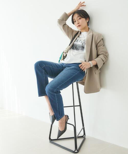 UNTITLED（アンタイトル）の「【新作デニム/快適に美シルエット見せ】MAKE×DENIMスリムストレート（デニムパンツ・レディース・ブルー/ブルー系その他・00/01/02/03/04/42/44/46/48/50）」の13枚目の写真