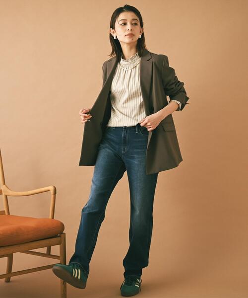 UNTITLED（アンタイトル）の「【新作デニム/快適に美シルエット見せ】MAKE×DENIMスリムストレート（デニムパンツ・レディース・ブルー/ブルー系その他・00/01/02/03/04/42/44/46/48/50）」の15枚目の写真