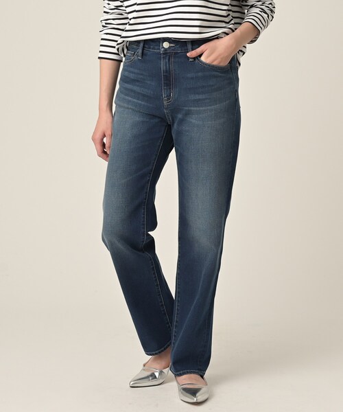 UNTITLED（アンタイトル）の「【新作デニム/快適に美シルエット見せ】MAKE×DENIMスリムストレート（デニムパンツ・レディース・ブルー/ブルー系その他・00/01/02/03/04/42/44/46/48/50）」の16枚目の写真