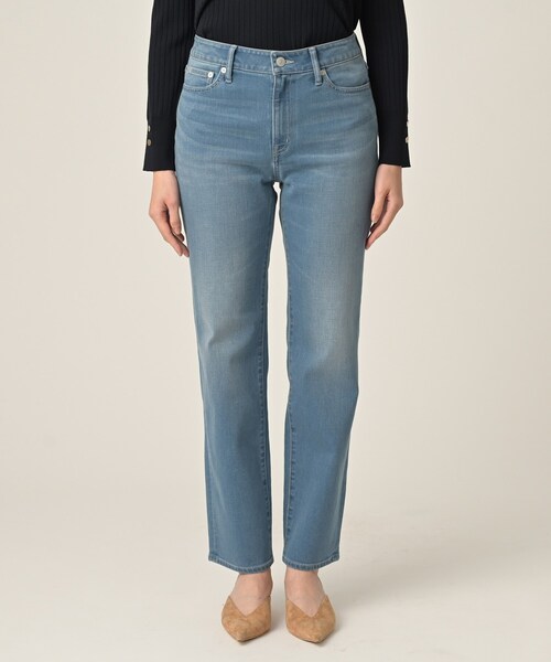 UNTITLED（アンタイトル）の「【新作デニム/快適に美シルエット見せ】MAKE×DENIMスリムストレート（デニムパンツ・レディース・ブルー/ブルー系その他・00/01/02/03/04/42/44/46/48/50）」の19枚目の写真