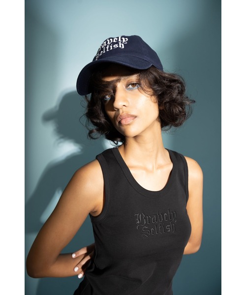 G.V.G.V.(ジーヴィージーヴィー)の「EMBROIDERY TANK TOP(タンクトップ・レディース・グレー系その他/ブラック/ホワイト・ONE SIZE)」の3枚目の写真