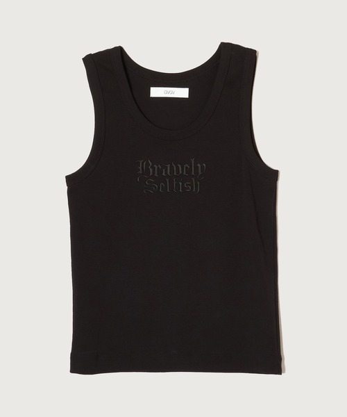 G.V.G.V.(ジーヴィージーヴィー)の「EMBROIDERY TANK TOP(タンクトップ・レディース・グレー系その他/ブラック/ホワイト・ONE SIZE)」の8枚目の写真