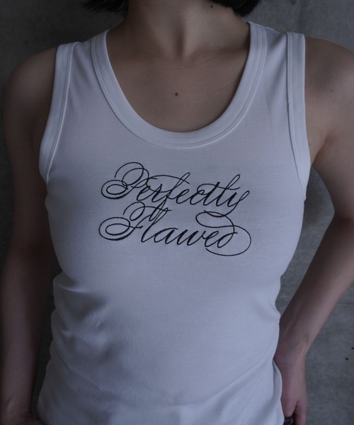 G.V.G.V.(ジーヴィージーヴィー)の「EMBROIDERY TANK TOP(タンクトップ・レディース・グレー系その他/ブラック/ホワイト・ONE SIZE)」の17枚目の写真