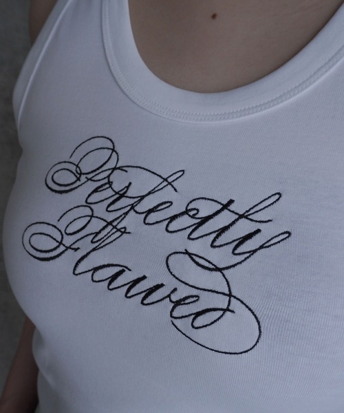 G.V.G.V.(ジーヴィージーヴィー)の「EMBROIDERY TANK TOP(タンクトップ・レディース・グレー系その他/ブラック/ホワイト・ONE SIZE)」の19枚目の写真