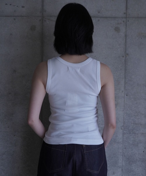 G.V.G.V.(ジーヴィージーヴィー)の「EMBROIDERY TANK TOP(タンクトップ・レディース・グレー系その他/ブラック/ホワイト・ONE SIZE)」の16枚目の写真
