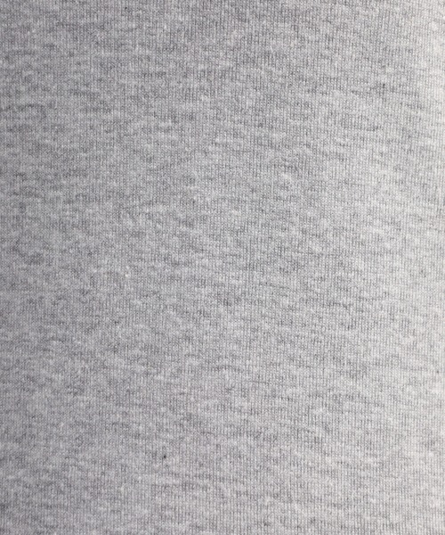 FUNALIVE(ファンアライブ)の「Vネック8分袖コットンフライスTシャツ(Tシャツ/カットソー・レディース・ホワイト/ネイビー/杢グレー/ブラック/チャコールグレー・3L/LL/L/M)」の12枚目の写真