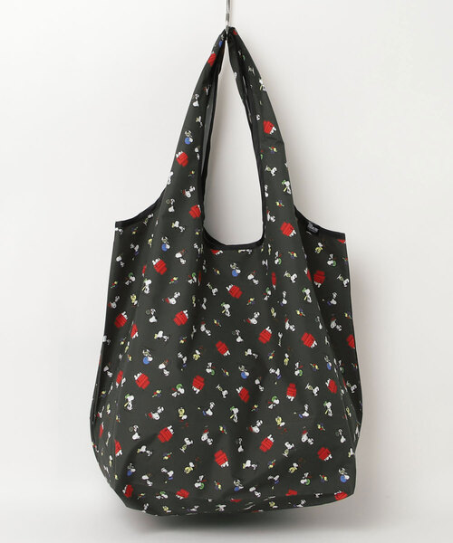 FRUIT OF THE LOOM（フルーツオブザルーム）の「【FRUIT OF THE LOOM/フルーツオブザルーム】FRUIT OF THE LOOM x PEANUTS エコバッグL1（エコバッグ/サブバッグ・レディース・アイボリー/チャコールグレー・FREE）」の2枚目の写真