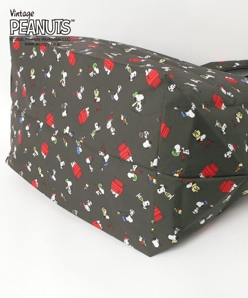 FRUIT OF THE LOOM(フルーツオブザルーム)の「【FRUIT OF THE LOOM/フルーツオブザルーム】FRUIT OF THE LOOM x PEANUTS エコバッグL1(エコバッグ/サブバッグ・レディース・アイボリー/チャコールグレー・FREE)」の8枚目の写真