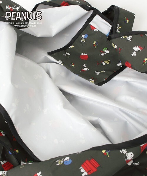 FRUIT OF THE LOOM(フルーツオブザルーム)の「【FRUIT OF THE LOOM/フルーツオブザルーム】FRUIT OF THE LOOM x PEANUTS エコバッグL1(エコバッグ/サブバッグ・レディース・アイボリー/チャコールグレー・FREE)」の9枚目の写真