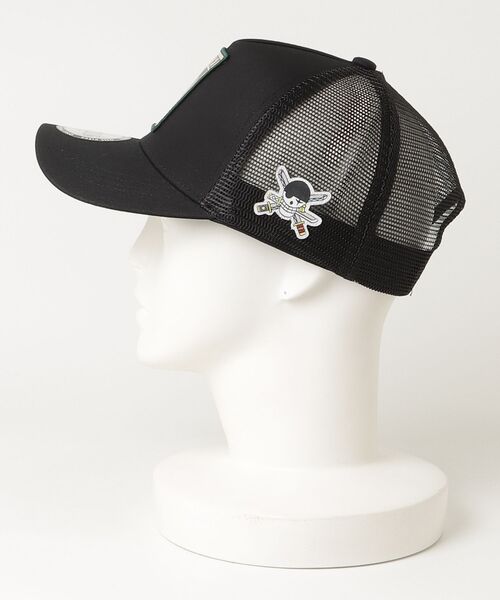 Lafayette（ラファイエット）の「ワンピース ゾロ メッシュキャップ [OP-MCP04 MESH CAP ONE PIECE ZORO]（キャップ・メンズ・ブラック・FREE）」の3枚目の写真