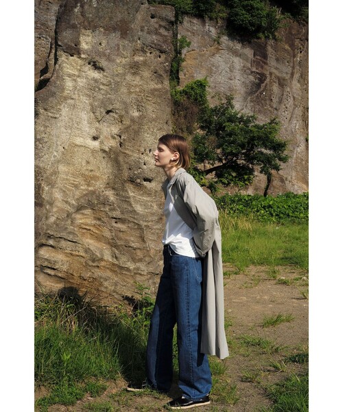 LOEFF（ロエフ）の「＜LOEFF＞バルカラー コート UNISEX（その他アウター・レディース・ライトグレー・0/1/2）」の16枚目の写真