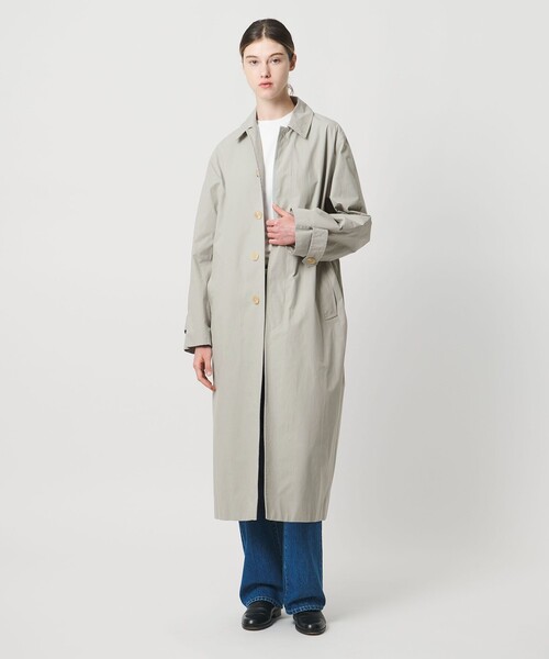 LOEFF（ロエフ）の「＜LOEFF＞バルカラー コート UNISEX（その他アウター・レディース・ライトグレー・0/1/2）」の19枚目の写真