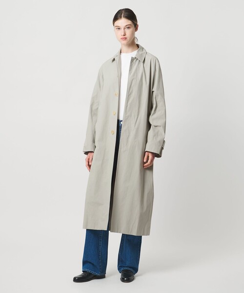 LOEFF（ロエフ）の「＜LOEFF＞バルカラー コート UNISEX（その他アウター・レディース・ライトグレー・0/1/2）」の21枚目の写真