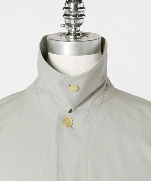 LOEFF（ロエフ）の「＜LOEFF＞バルカラー コート UNISEX（その他アウター・レディース・ライトグレー・0/1/2）」の9枚目の写真