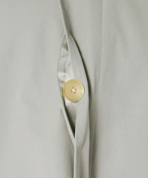 LOEFF（ロエフ）の「＜LOEFF＞バルカラー コート UNISEX（その他アウター・レディース・ライトグレー・0/1/2）」の7枚目の写真