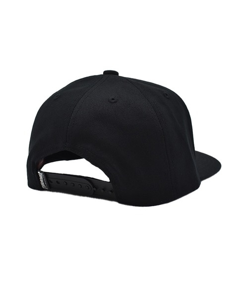 THRASHER(スラッシャー)の「THRASHER/スラッシャー キッズ キャップ フラットバイザー 26TH-C01K(キャップ・キッズ・ブラック×ブラック/ブラック×グリーン/ブラック×レッド・YOUTH)」の5枚目の写真