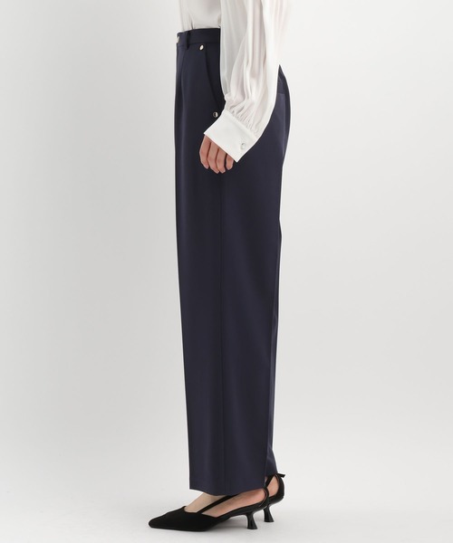 Andemiu（アンデミュウ）の「【セットアップ対応】キンボタンパンツ640814（スラックス・レディース・ネイビー/ベージュ系その他・SMALL/MEDIUM）」の21枚目の写真