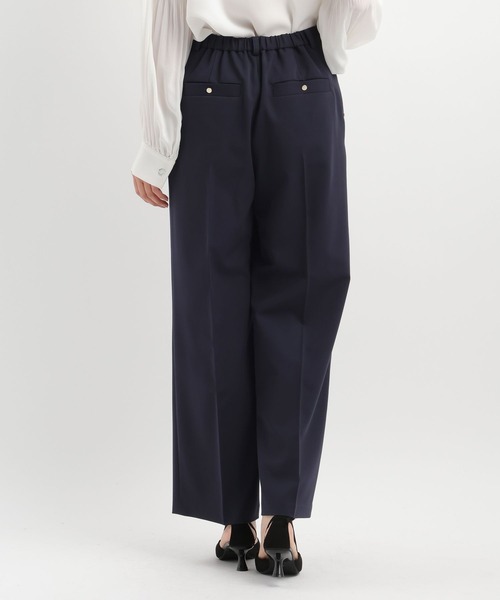 Andemiu（アンデミュウ）の「【セットアップ対応】キンボタンパンツ640814（スラックス・レディース・ネイビー/ベージュ系その他・SMALL/MEDIUM）」の10枚目の写真