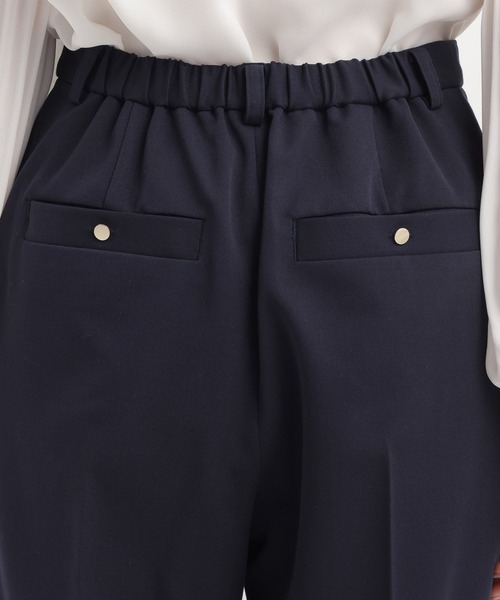 Andemiu（アンデミュウ）の「【セットアップ対応】キンボタンパンツ640814（スラックス・レディース・ネイビー/ベージュ系その他・SMALL/MEDIUM）」の14枚目の写真