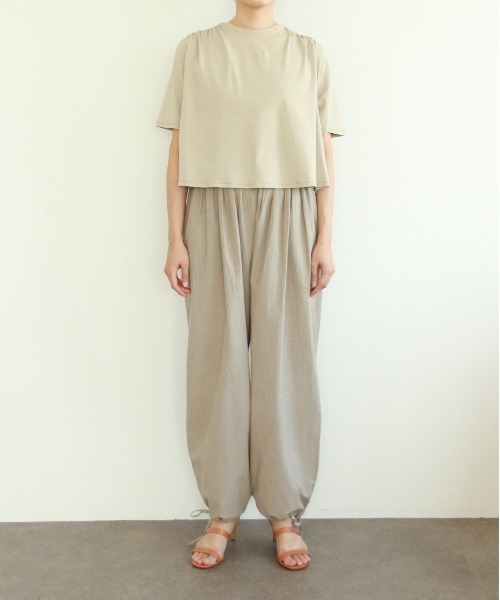 WALANCE（ワランス）の「natural dye mint jersey tee（Tシャツ/カットソー・レディース・スミクロ/ブラウン・FREE）」の13枚目の写真