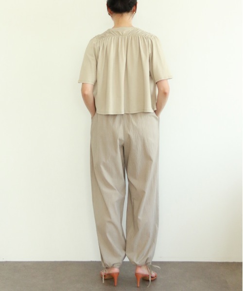 WALANCE（ワランス）の「natural dye mint jersey tee（Tシャツ/カットソー・レディース・スミクロ/ブラウン・FREE）」の14枚目の写真