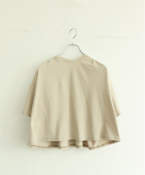 WALANCE（ワランス）の「natural dye mint jersey tee（Tシャツ/カットソー・レディース・スミクロ/ブラウン・FREE）」の19枚目の写真