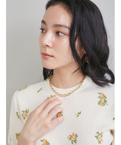 Mila Owen（ミラオーウェン）の「チェーンチョーカーネックレス（ネックレス・レディース・シルバー/ゴールド・F）」の8枚目の写真