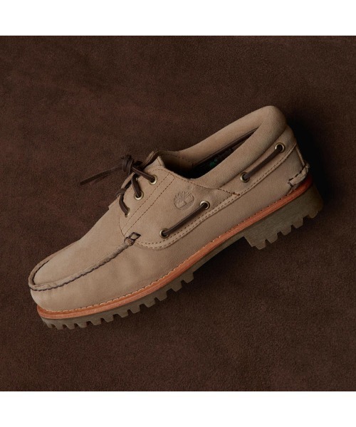 Timberland(ティンバーランド)の「3アイ(3eye) ラグ ハンドソーン ボート シューズ メンズ(モカシン/デッキシューズ・メンズ・ダークベージュ・25.0cm/25.5cm/26.0cm/26.5cm/27.0cm/27.5cm/28.0cm/28.5cm/29.0cm)」の2枚目の写真