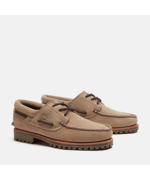 Timberland(ティンバーランド)の「3アイ(3eye) ラグ ハンドソーン ボート シューズ メンズ(モカシン/デッキシューズ・メンズ・ダークベージュ・25.0cm/25.5cm/26.0cm/26.5cm/27.0cm/27.5cm/28.0cm/28.5cm/29.0cm)」の5枚目の写真