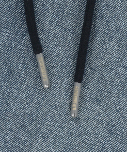 BROWNBREATH(ブラウンブレス)の「DENIM HOOD ZIP UP - BLUE(パーカー・レディース・その他・X-LARGE/SMALL/LARGE/MEDIUM)」の4枚目の写真