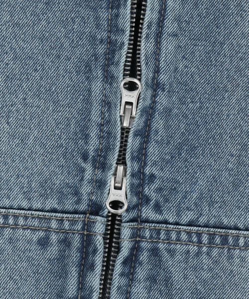 BROWNBREATH(ブラウンブレス)の「DENIM HOOD ZIP UP - BLUE(パーカー・レディース・その他・X-LARGE/SMALL/LARGE/MEDIUM)」の8枚目の写真