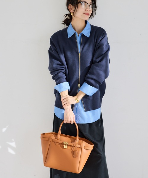 BARNYARDSTORM(バンヤードストーム)の「BARNYARDSTORM / SINBONO(シンボノ)別注 / ベルト付きバッグ(ハンドバッグ・レディース・ブラック/キャメル/ライトベージュ・FREE)」の4枚目の写真