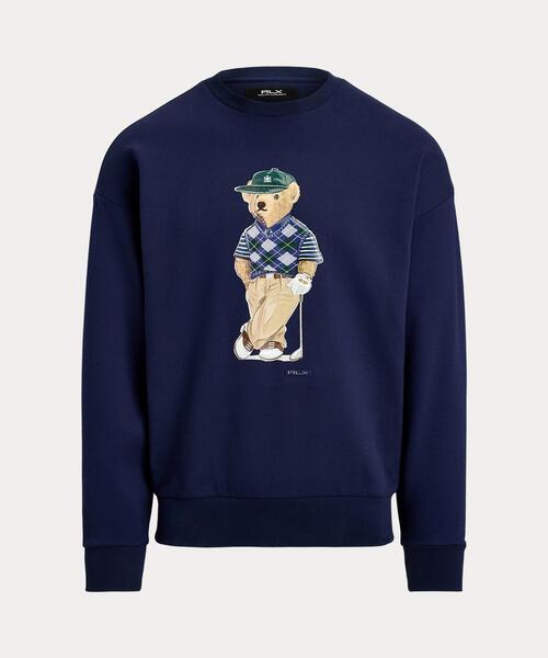 RLX GOLF(アールエルエックスゴルフ)の「リラックス フィット Polo ベア スウェットシャツ(スウェット・メンズ・ネイビー系1・L/S)」の7枚目の写真
