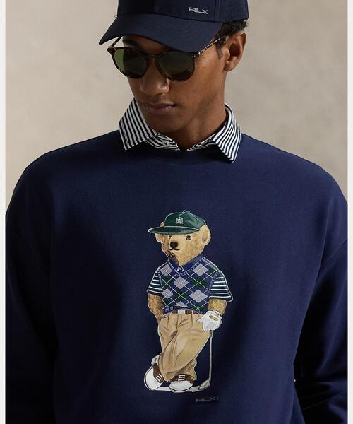 RLX GOLF(アールエルエックスゴルフ)の「リラックス フィット Polo ベア スウェットシャツ(スウェット・メンズ・ネイビー系1・L/S)」の4枚目の写真