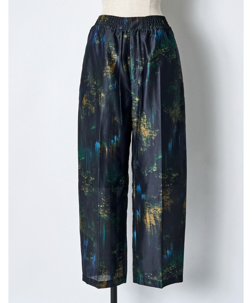 RUMCHE(ラムシェ)の「Corn Graphic Trousers / コーングラフィックパンツ(スラックス・レディース・ネイビー・SMALL/MEDIUM)」の6枚目の写真