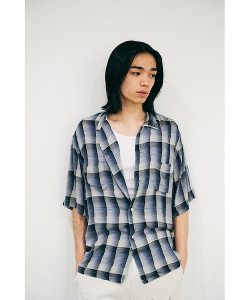 TOWNCRAFT（タウンクラフト）の「TOWNCRAFT タウンクラフト / 60S LOOP COLLAR SHIRT（シャツ/ブラウス・メンズ・ブラック/グレー/グレー系1/グリーン・SMALL/MEDIUM/LARGE）」の4枚目の写真