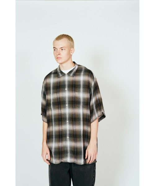 TOWNCRAFT（タウンクラフト）の「TOWNCRAFT タウンクラフト / 60S LOOP COLLAR SHIRT（シャツ/ブラウス・メンズ・ブラック/グレー/グレー系1/グリーン・SMALL/MEDIUM/LARGE）」の7枚目の写真