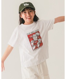 jeans-b（ジーンズベー）の「ジーンズベー PLAY AND LAUGH Tシャツ（Tシャツ/カットソー）」