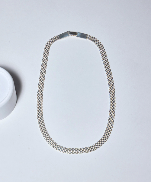 SASKIA DIEZ(サスキアディッツ)の「SASKIA DIEZ GLITZ NECKLACE CHOKER SNAP:ネックレス(ネックレス・レディース・シルバー・FREE)」の1枚目の写真