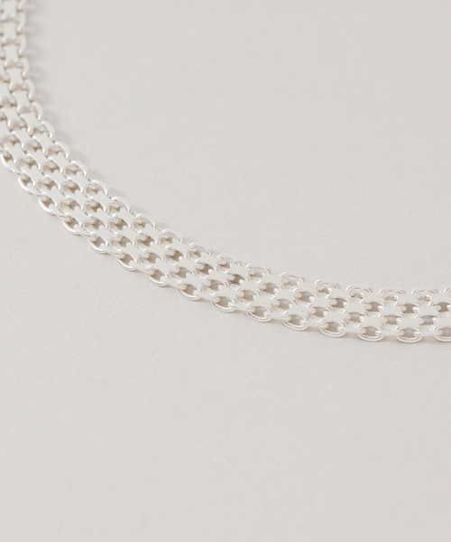 SASKIA DIEZ(サスキアディッツ)の「SASKIA DIEZ GLITZ NECKLACE CHOKER SNAP:ネックレス(ネックレス・レディース・シルバー・FREE)」の5枚目の写真