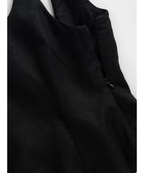 GAP（ギャップ）の「リネンブレンド ペプラムトップス（シャツ/ブラウス・レディース・オフホワイト/ブラック・M/L/XXS/S/XS）」の7枚目の写真